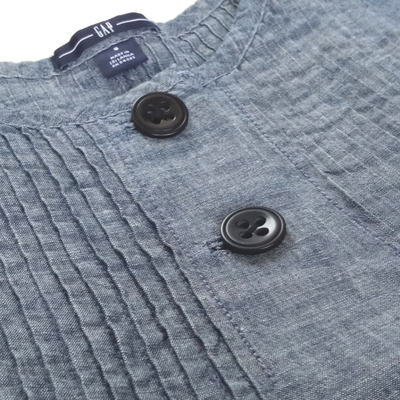 *Relisted* 🌿 Gap Women's Denim Blue Bolero /Swing Jacket 3/4 Sleeve S - Picture 11 of 16